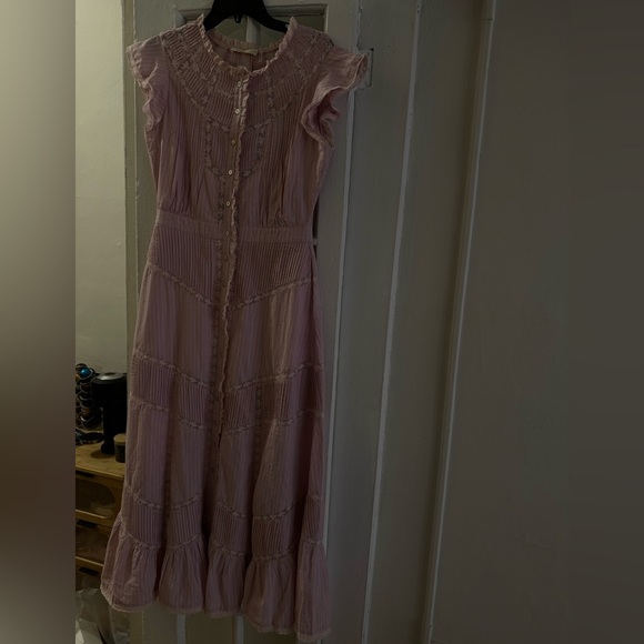 Remi Cotton Stripe Maxi Dress - LoveShackFancy - Picture 2 of 8